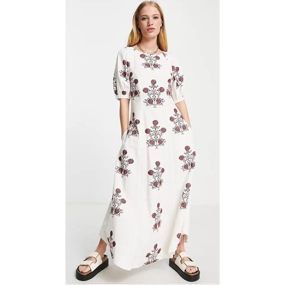 Free People Dresses & Skirts - NWT $298 FREE PEOPLE CACTUS FLOWER EMBROIDERED MIDI / MAXI DRESS  SIZE SMALL